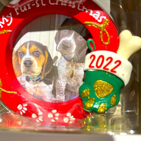 🐾NIB/HALLMARK 2022 pet photo holder Christmas Tree ornament - Picture 4 of 8